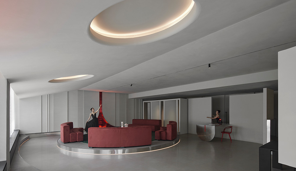 集沙龙、展览于一体的老板电器办公室装修设计(图2) 集沙龙、展览于一体的老板电器办公室装修设计(图2)