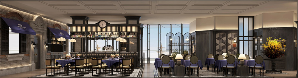 摩登雅致的上海本帮菜餐厅装修设计(图4) 摩登雅致的上海本帮菜餐厅装修设计(图4)