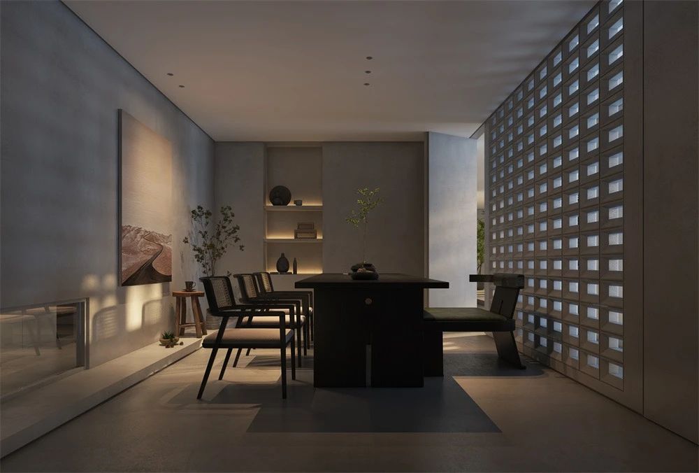 极简禅意茶馆兼办公室装修设计案例(图5) 极简禅意茶馆兼办公室装修设计案例(图5)