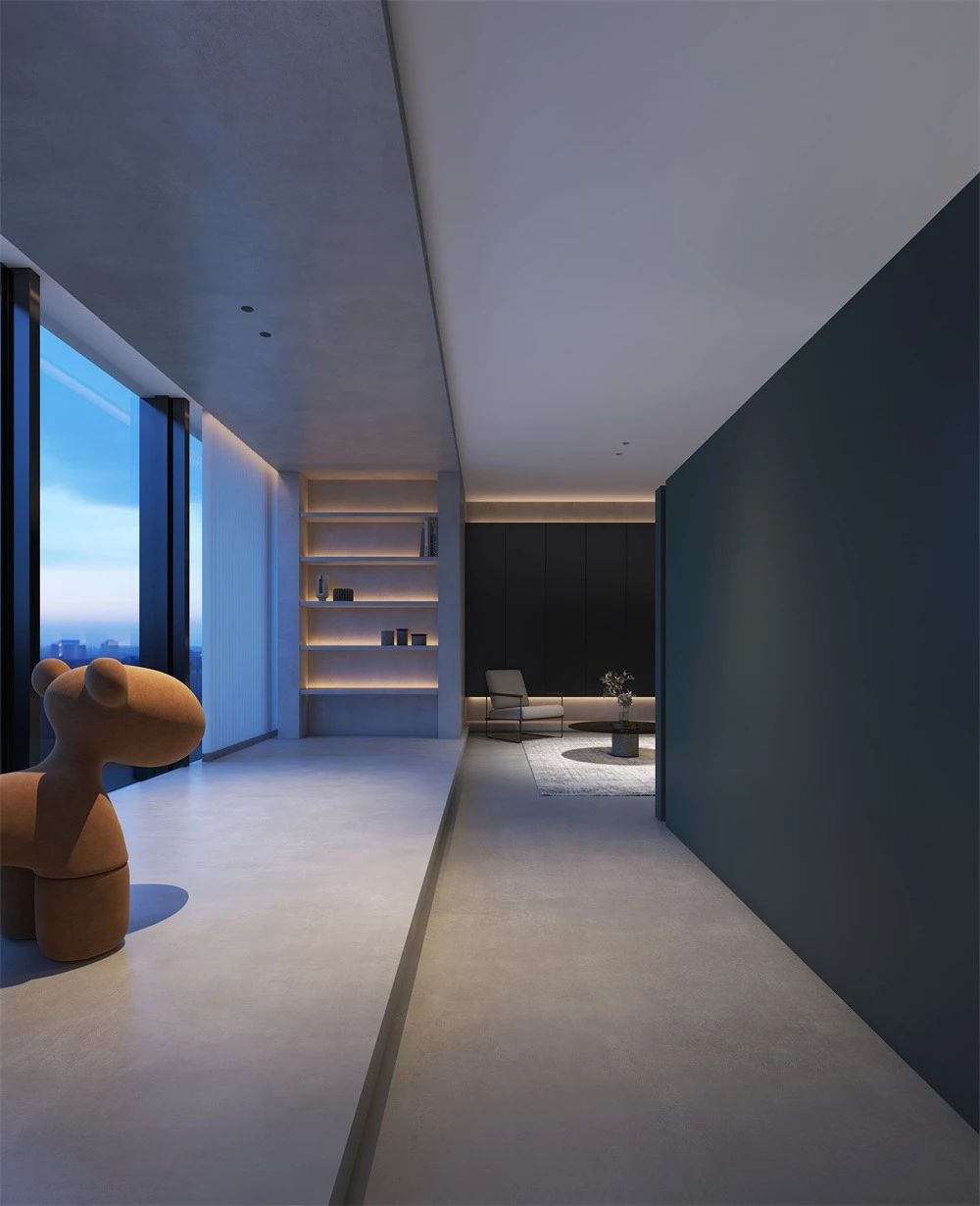 极简禅意茶馆兼办公室装修设计案例(图11) 极简禅意茶馆兼办公室装修设计案例(图11)