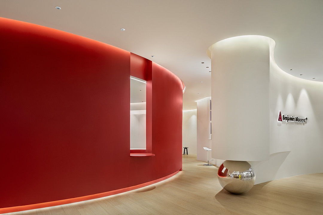郑州金博大推荐本杰明艺术涂料展厅装修设计(图1) 郑州金博大推荐本杰明艺术涂料展厅装修设计(图1)