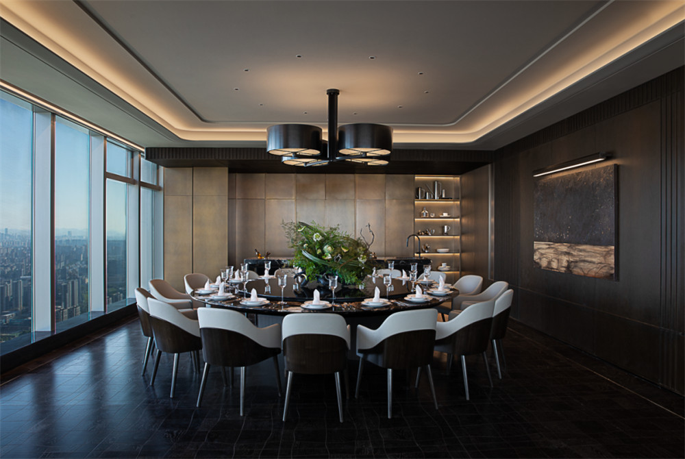 高端企业总部总裁办公室&会所装修设计方案(图11) 高端企业总部总裁办公室&会所装修设计方案(图11)