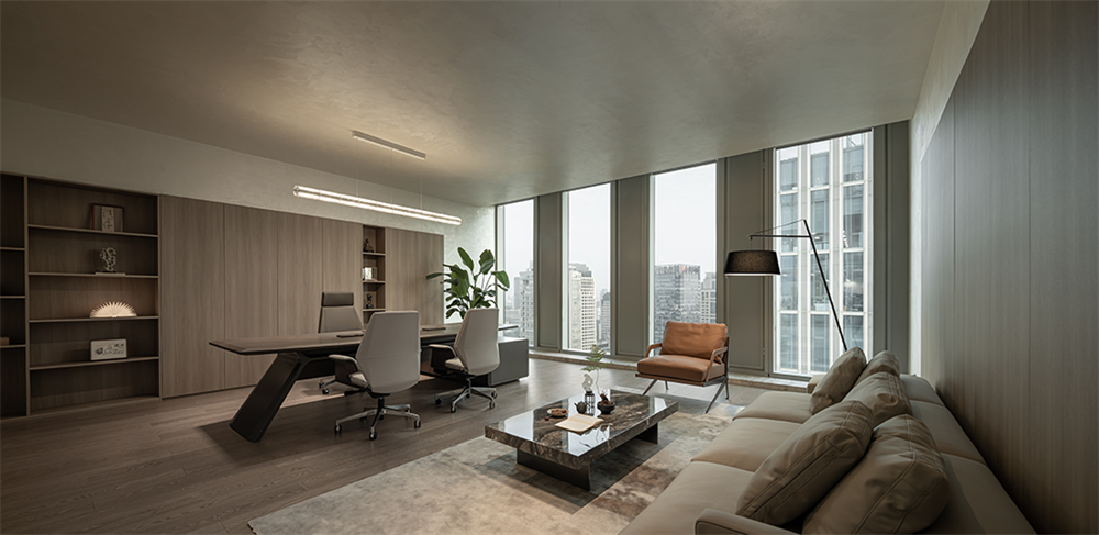 极简纯粹的滨绿大厦办公室装修设计方案(图6) 极简纯粹的滨绿大厦办公室装修设计方案(图6)