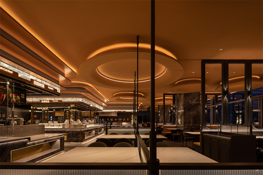 郑州金博大推荐钱鼎会海鲜自助餐厅装修设计方案(图6) 郑州金博大推荐钱鼎会海鲜自助餐厅装修设计方案(图6)