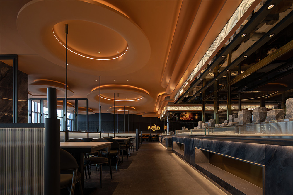 郑州金博大推荐钱鼎会海鲜自助餐厅装修设计方案(图7) 郑州金博大推荐钱鼎会海鲜自助餐厅装修设计方案(图7)