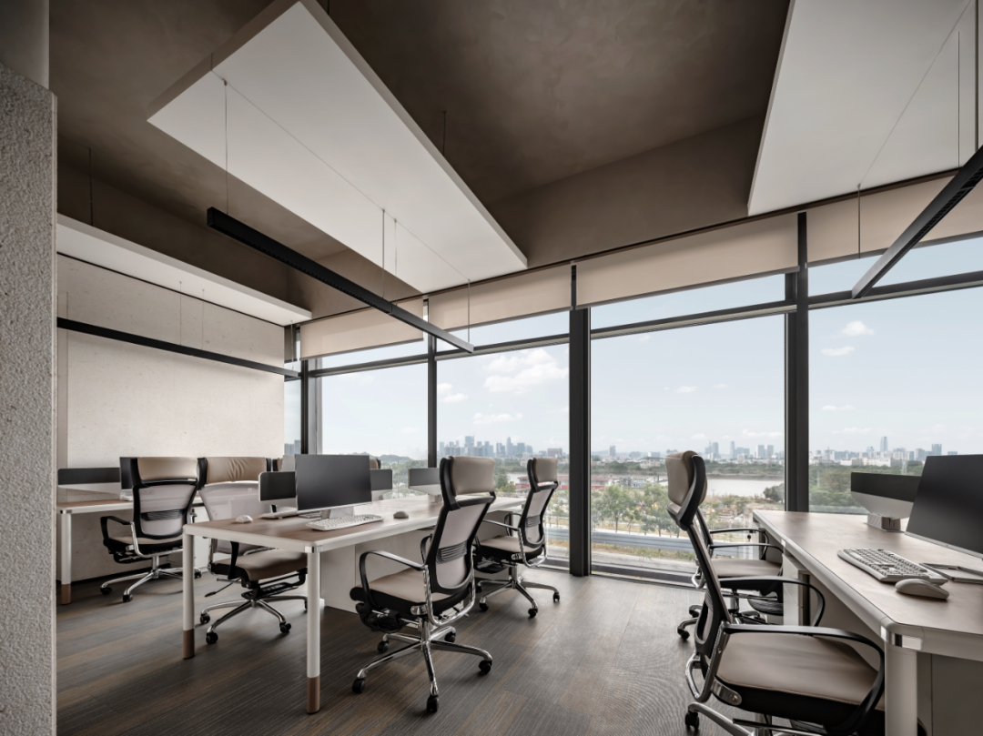 现代大气的金融公司办公室装修设计方案(图5) 现代大气的金融公司办公室装修设计方案(图5)