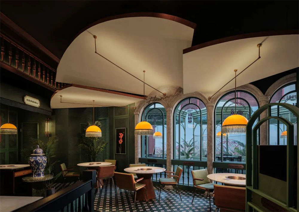 精致南洋风 海楠里·椰子鸡火锅店装修设计案例(图5) 精致南洋风 海楠里·椰子鸡火锅店装修设计案例(图5)