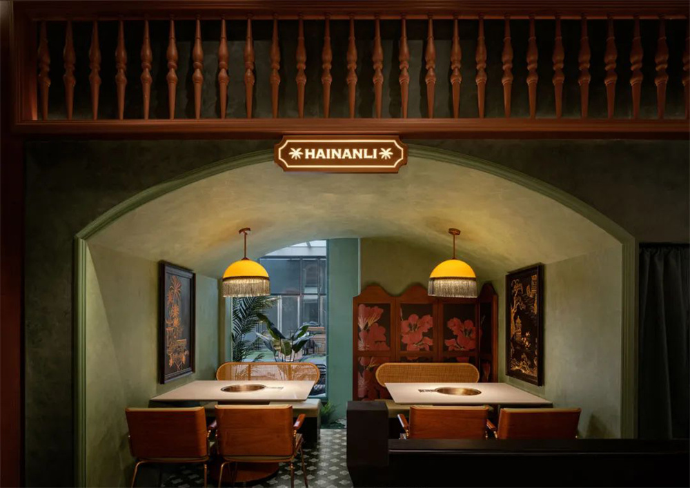 精致南洋风 海楠里·椰子鸡火锅店装修设计案例(图8) 精致南洋风 海楠里·椰子鸡火锅店装修设计案例(图8)