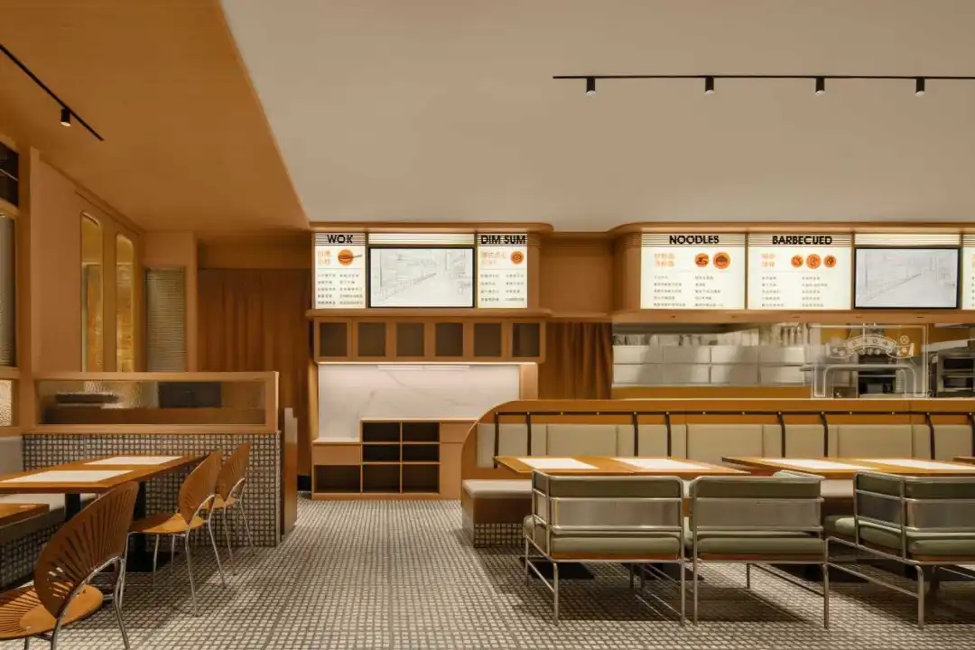 打破传统 温暖清新的港久茶餐厅装修设计方案(图5) 打破传统 温暖清新的港久茶餐厅装修设计方案(图5)