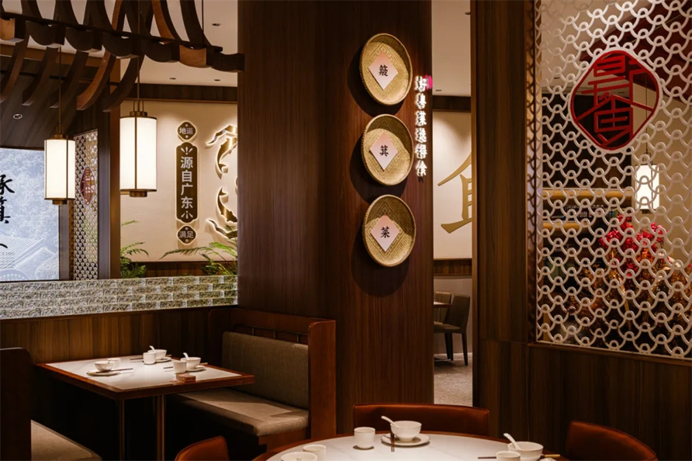 传承簸箕菜得食粤菜餐厅装修设计方案(图3) 传承簸箕菜得食粤菜餐厅装修设计方案(图3)