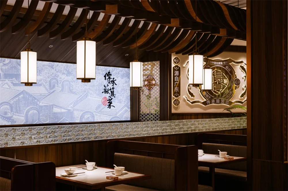 传承簸箕菜得食粤菜餐厅装修设计方案(图11) 传承簸箕菜得食粤菜餐厅装修设计方案(图11)