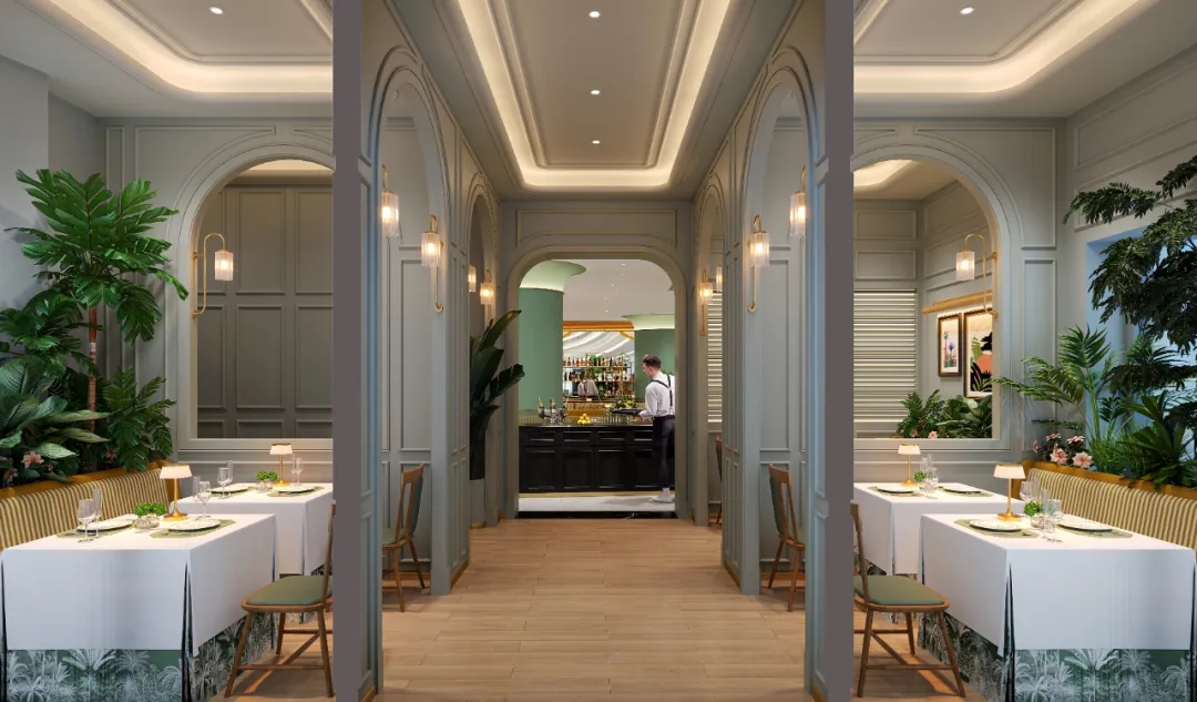 新时泰泰式特色餐厅改造装修设计案例(图9) 新时泰泰式特色餐厅改造装修设计案例(图9)