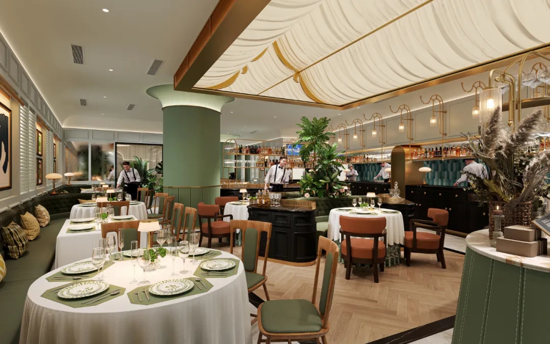 新时泰泰式特色餐厅改造装修设计案例(图3) 新时泰泰式特色餐厅改造装修设计案例(图3)