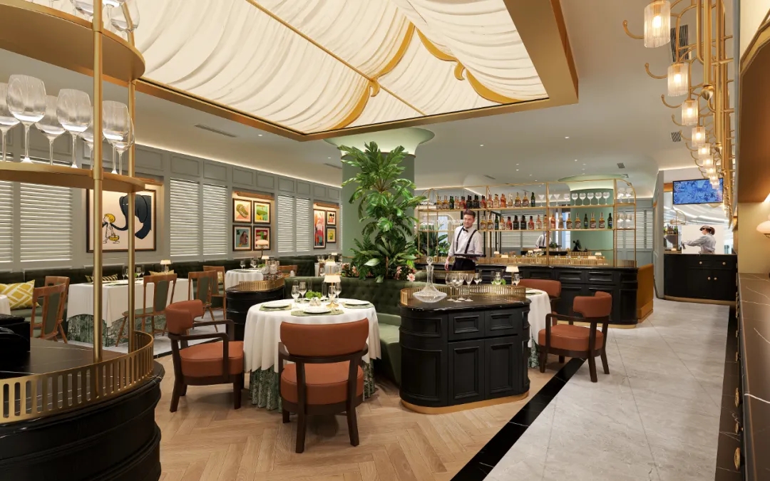 新时泰泰式特色餐厅改造装修设计案例(图4) 新时泰泰式特色餐厅改造装修设计案例(图4)