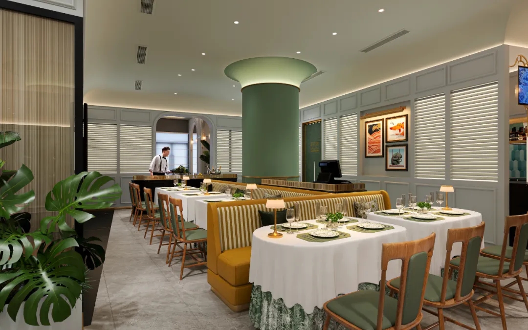 新时泰泰式特色餐厅改造装修设计案例(图5) 新时泰泰式特色餐厅改造装修设计案例(图5)