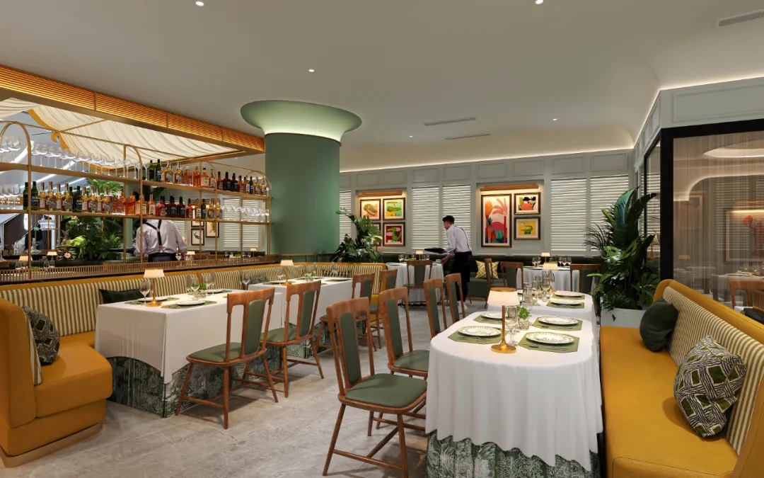 新时泰泰式特色餐厅改造装修设计案例(图7) 新时泰泰式特色餐厅改造装修设计案例(图7)