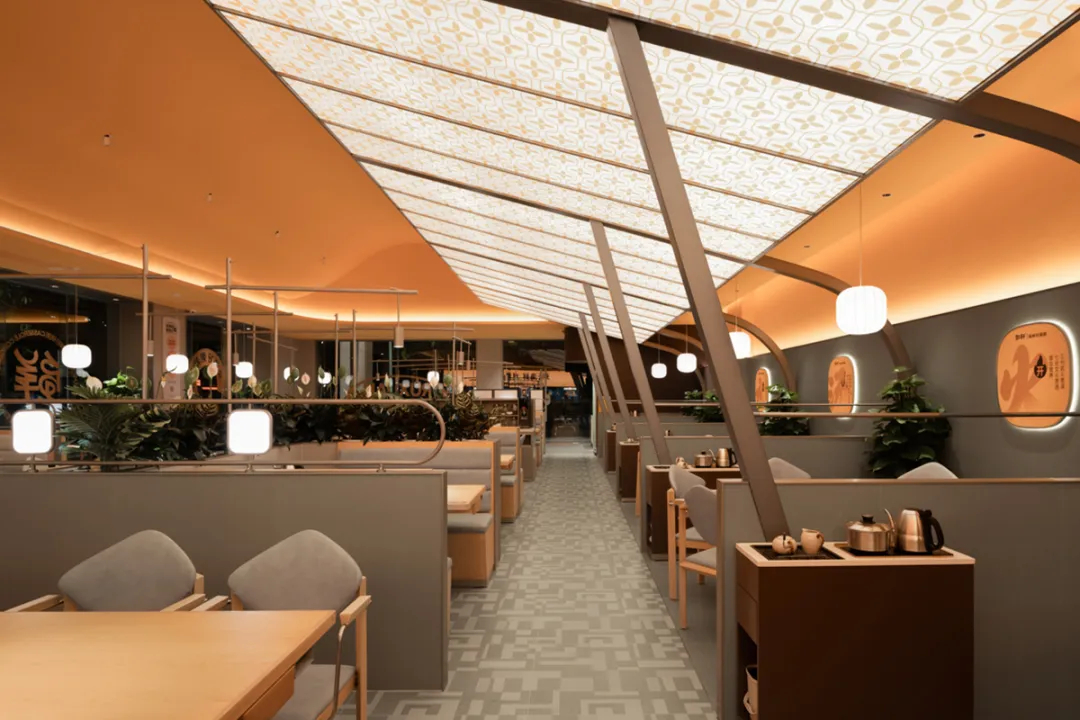 如轩海鲜砂锅粥连锁品牌餐厅装修设计(图6) 如轩海鲜砂锅粥连锁品牌餐厅装修设计(图6)