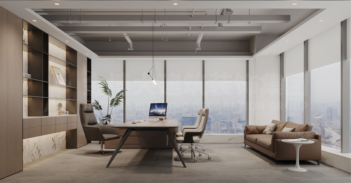 郑州华菱超硬材料办公室装修设计