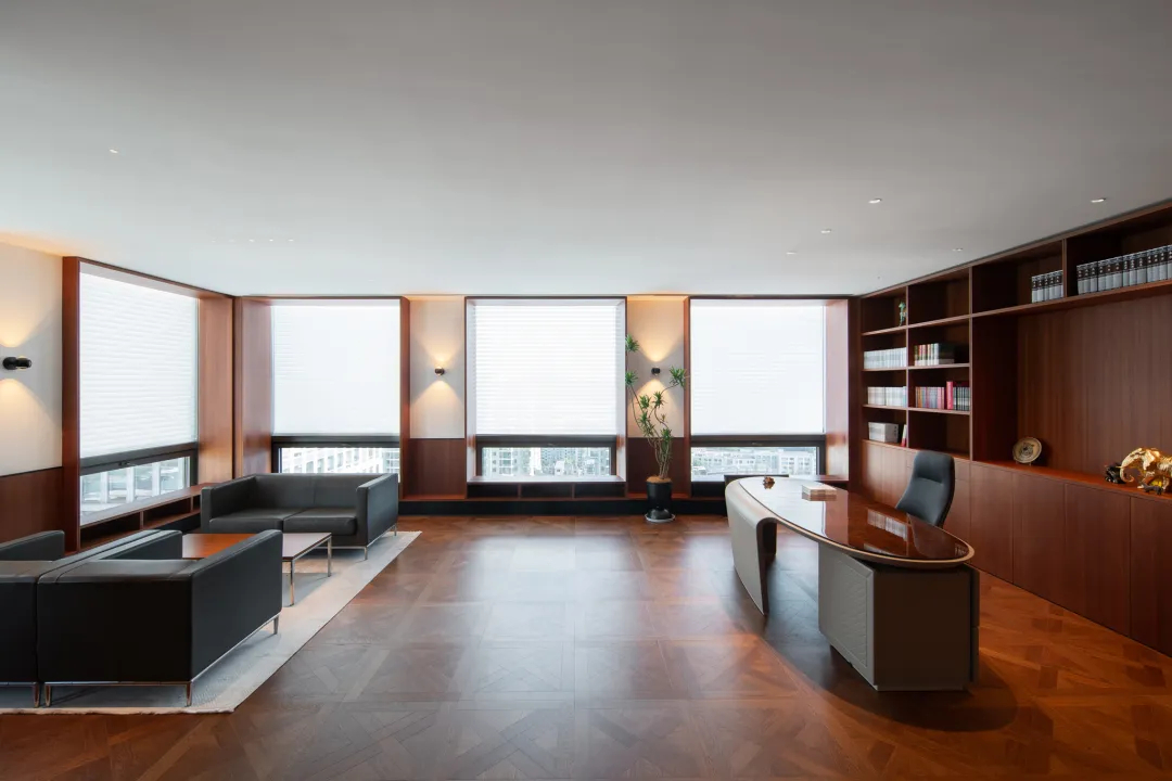 400平汽车配件公司展厅兼办公室装修设计(图9)