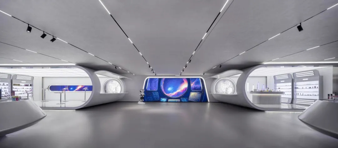 安特未来灵感舱化妆品企业展厅装修设计(图3) 安特未来灵感舱化妆品企业展厅装修设计(图3)