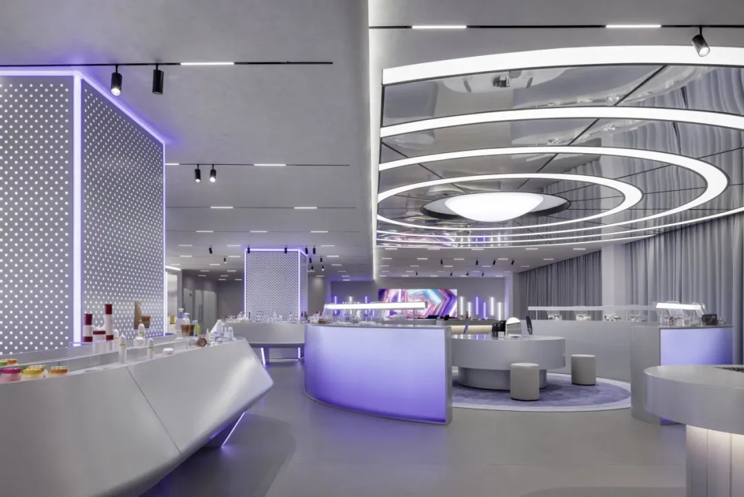 安特未来灵感舱化妆品企业展厅装修设计(图4) 安特未来灵感舱化妆品企业展厅装修设计(图4)
