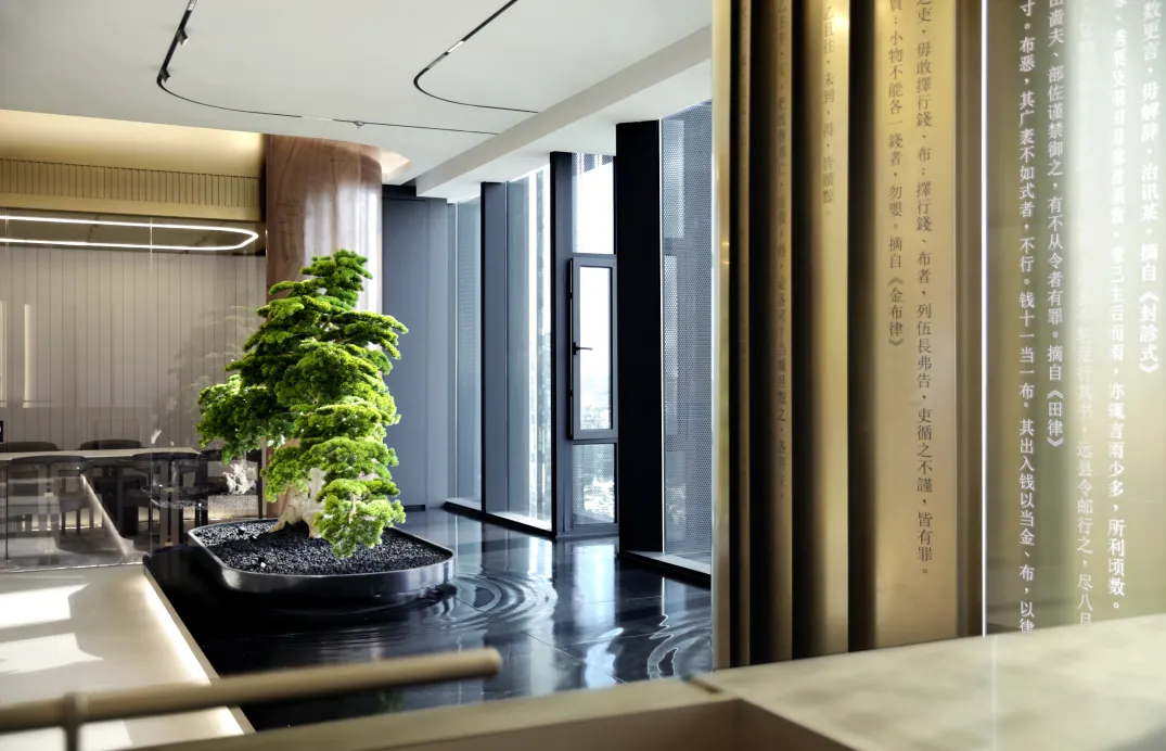 1200平现代东方珠光律师事务所装修设计(图4) 1200平现代东方珠光律师事务所装修设计(图4)