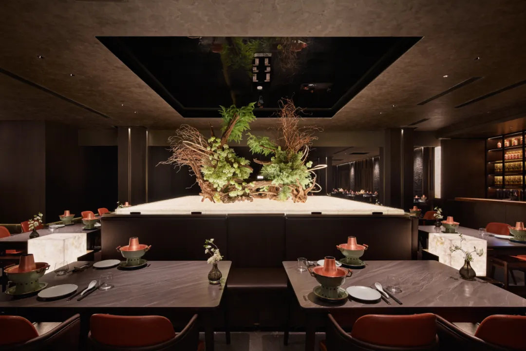 简约东方  玺源居老北京涮锅火锅店装修设计(图7)