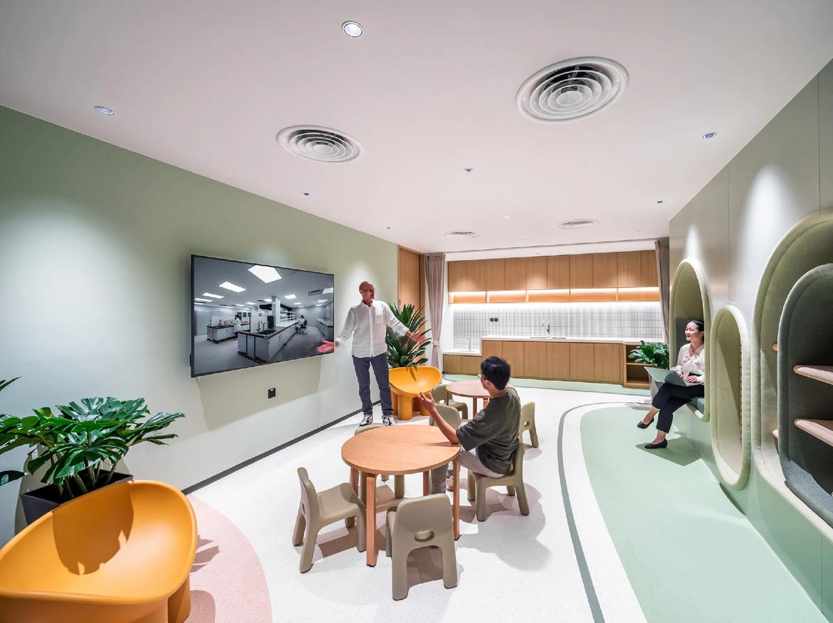 时尚工业风 2400平宝洁实验办公楼装修设计(图5) 时尚工业风 2400平宝洁实验办公楼装修设计(图5)