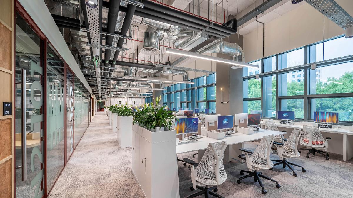 时尚工业风 2400平宝洁实验办公楼装修设计(图8) 时尚工业风 2400平宝洁实验办公楼装修设计(图8)