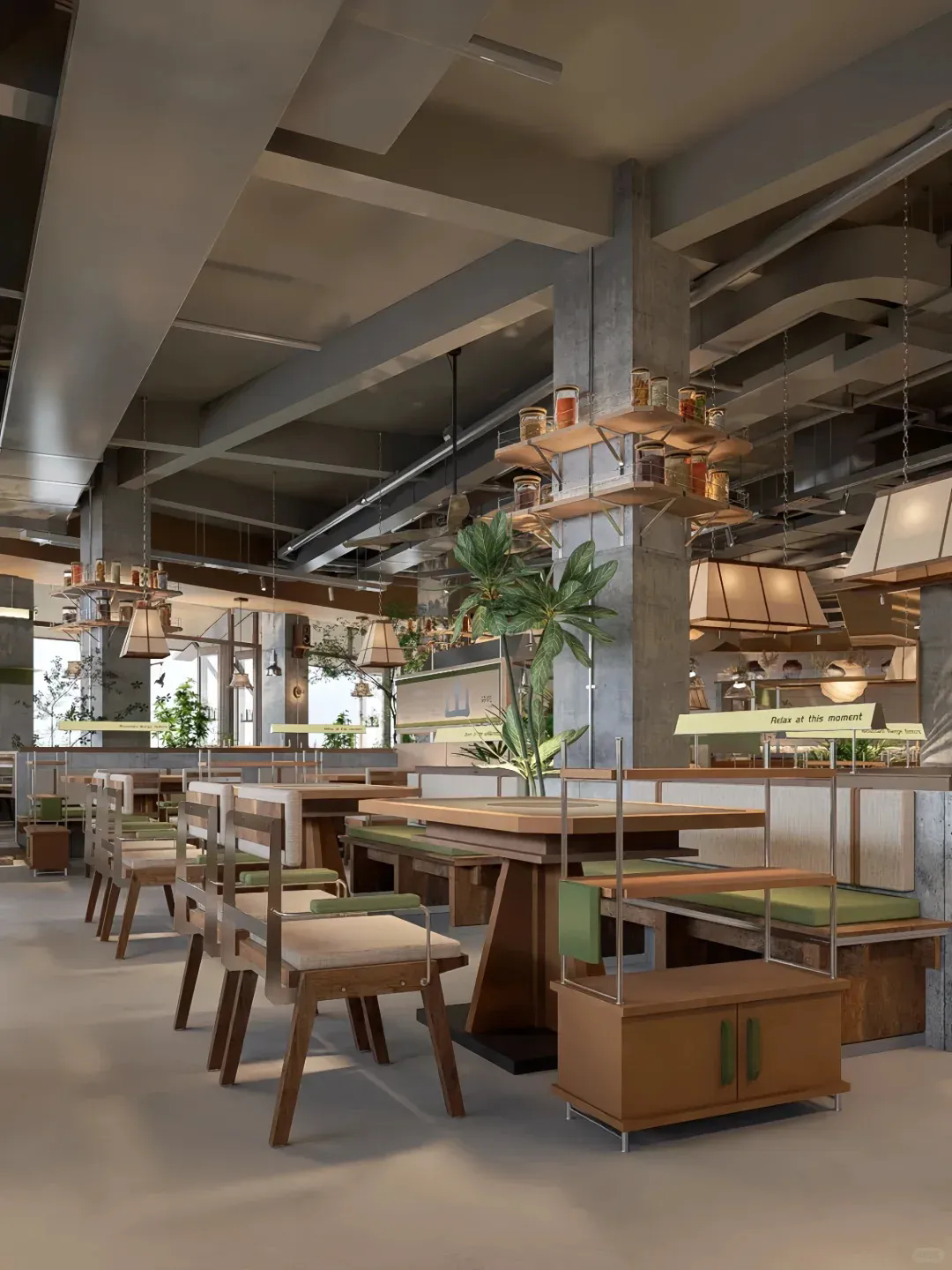 郑州金博大推荐山中悦·鲜牛肉火锅店装修设计(图3)