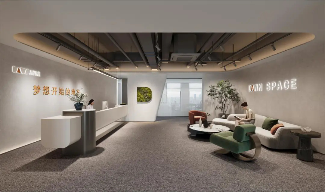 郑州金博大推荐现代商务科创中心办公楼装修设计(图6) 郑州金博大推荐现代商务科创中心办公楼装修设计(图6)