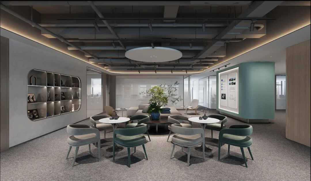 郑州金博大推荐现代商务科创中心办公楼装修设计(图7) 郑州金博大推荐现代商务科创中心办公楼装修设计(图7)