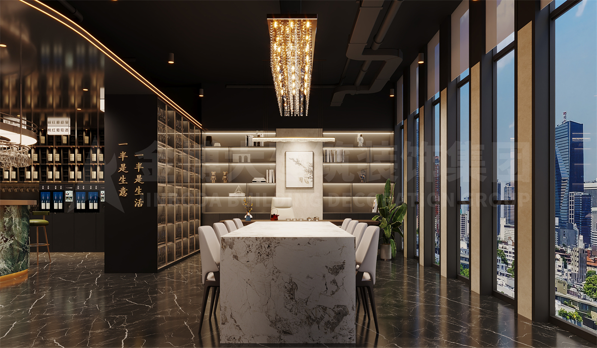 郑州葡酒客西餐·会所设计