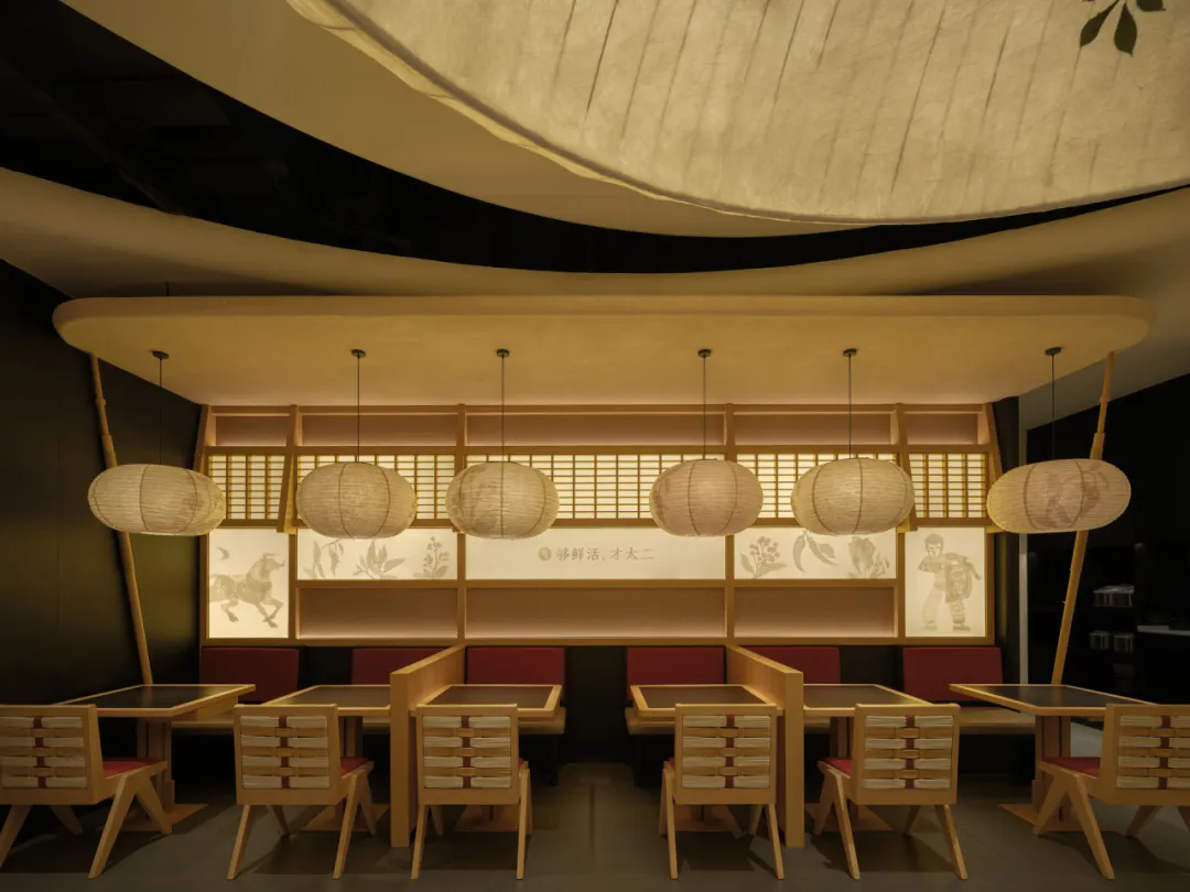 郑州金博大推荐太二·酸菜鱼5.0版餐饮门店装修设计(图9) 郑州金博大推荐太二·酸菜鱼5.0版餐饮门店装修设计(图9)