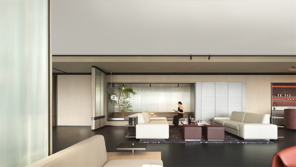 800平金融科技公司现代大气办公装修方案(图3) 800平金融科技公司现代大气办公装修方案(图3)