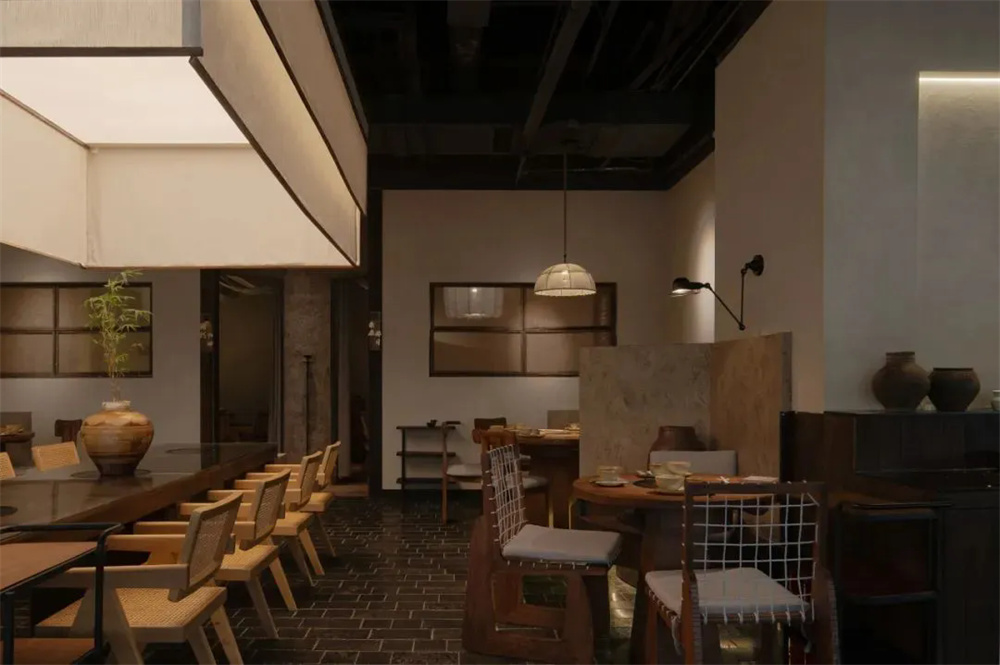 有温度的乡土风 村上炊烟火锅店装修设计(图5) 有温度的乡土风 村上炊烟火锅店装修设计(图5)
