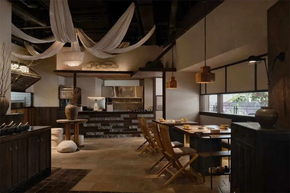 有温度的乡土风 村上炊烟火锅店装修设计(图8) 有温度的乡土风 村上炊烟火锅店装修设计(图8)