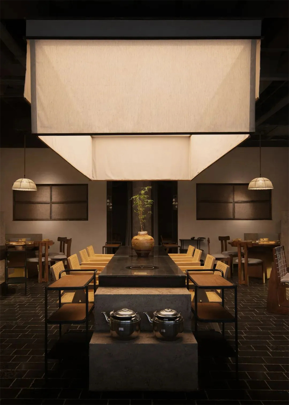 有温度的乡土风 村上炊烟火锅店装修设计(图9) 有温度的乡土风 村上炊烟火锅店装修设计(图9)