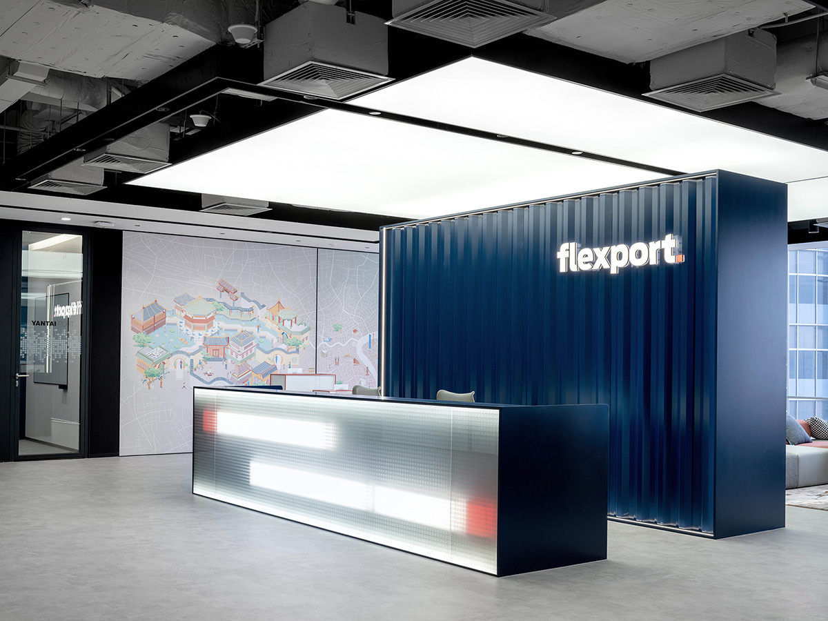 海派摩登 跨国物流公司时尚办公室装修设计(图1) 海派摩登 跨国物流公司时尚办公室装修设计(图1)