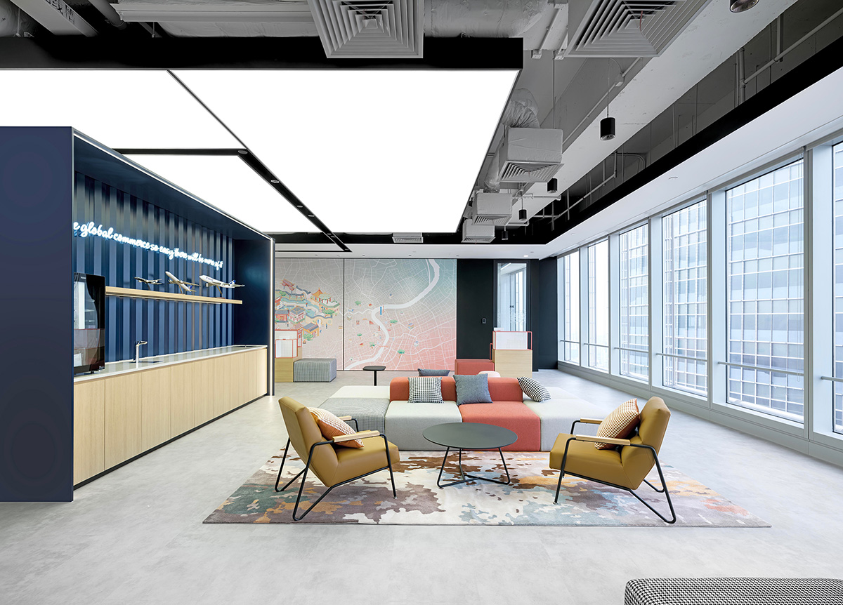 海派摩登 跨国物流公司时尚办公室装修设计(图2) 海派摩登 跨国物流公司时尚办公室装修设计(图2)