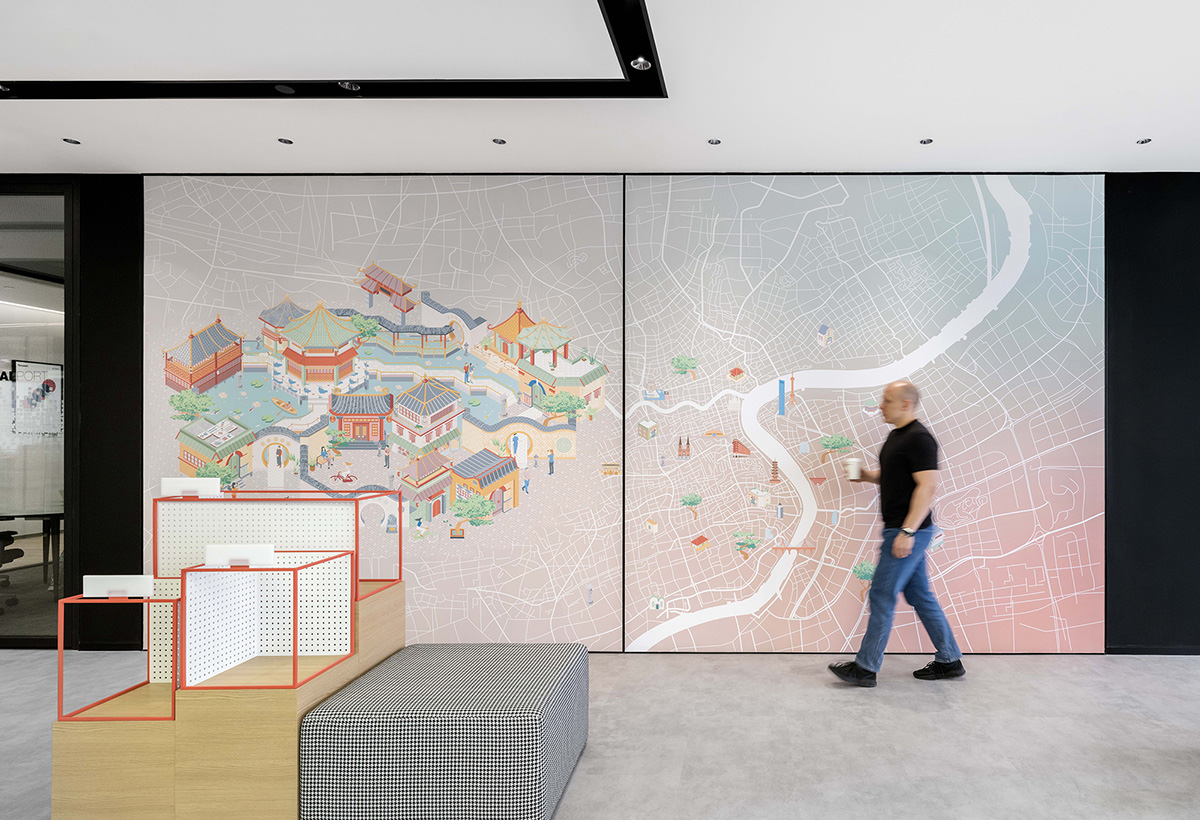 海派摩登 跨国物流公司时尚办公室装修设计(图3) 海派摩登 跨国物流公司时尚办公室装修设计(图3)