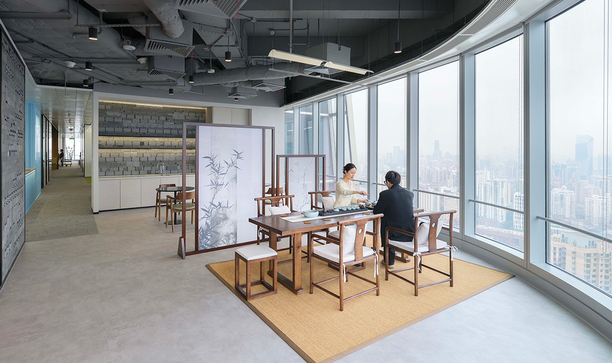 海派摩登  跨国物流公司时尚办公室装修设计(图10)