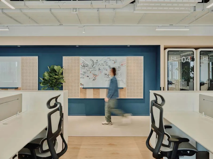 社区型新办公 小红书杭州办公室装修设计方案(图4) 社区型新办公 小红书杭州办公室装修设计方案(图4)