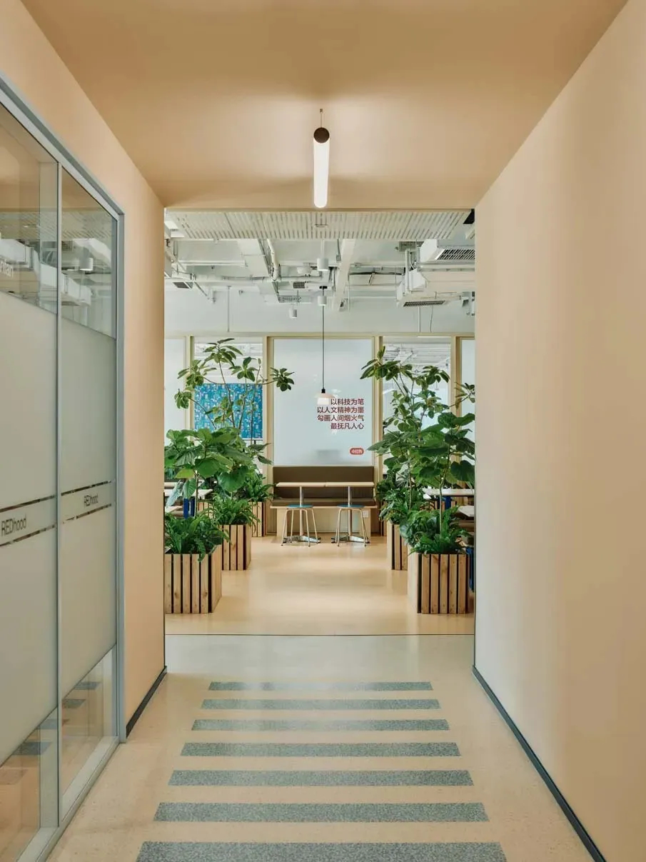 社区型新办公 小红书杭州办公室装修设计方案(图7) 社区型新办公 小红书杭州办公室装修设计方案(图7)