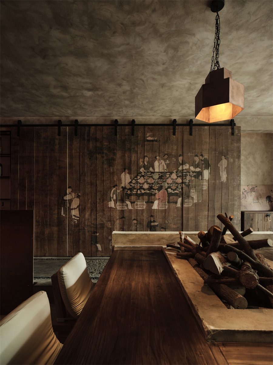 潮汕菜遇上美酒 月上月融合菜餐厅装修设计(图7) 潮汕菜遇上美酒 月上月融合菜餐厅装修设计(图7)