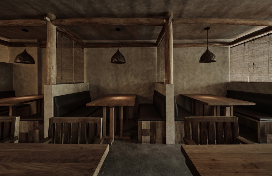 潮汕菜遇上美酒 月上月融合菜餐厅装修设计(图12) 潮汕菜遇上美酒 月上月融合菜餐厅装修设计(图12)