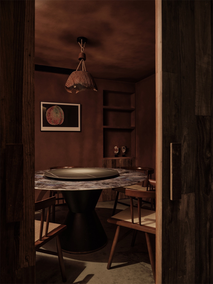 潮汕菜遇上美酒 月上月融合菜餐厅装修设计(图13) 潮汕菜遇上美酒 月上月融合菜餐厅装修设计(图13)