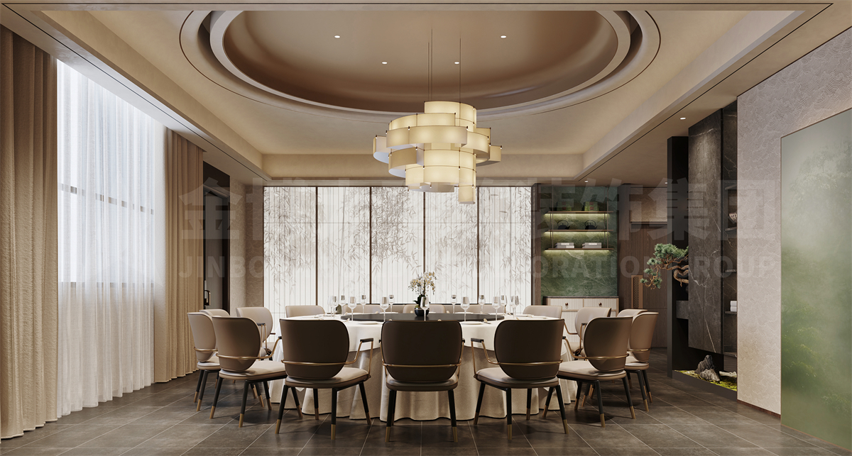 驻马店新蔡企业内部餐饮会所设计