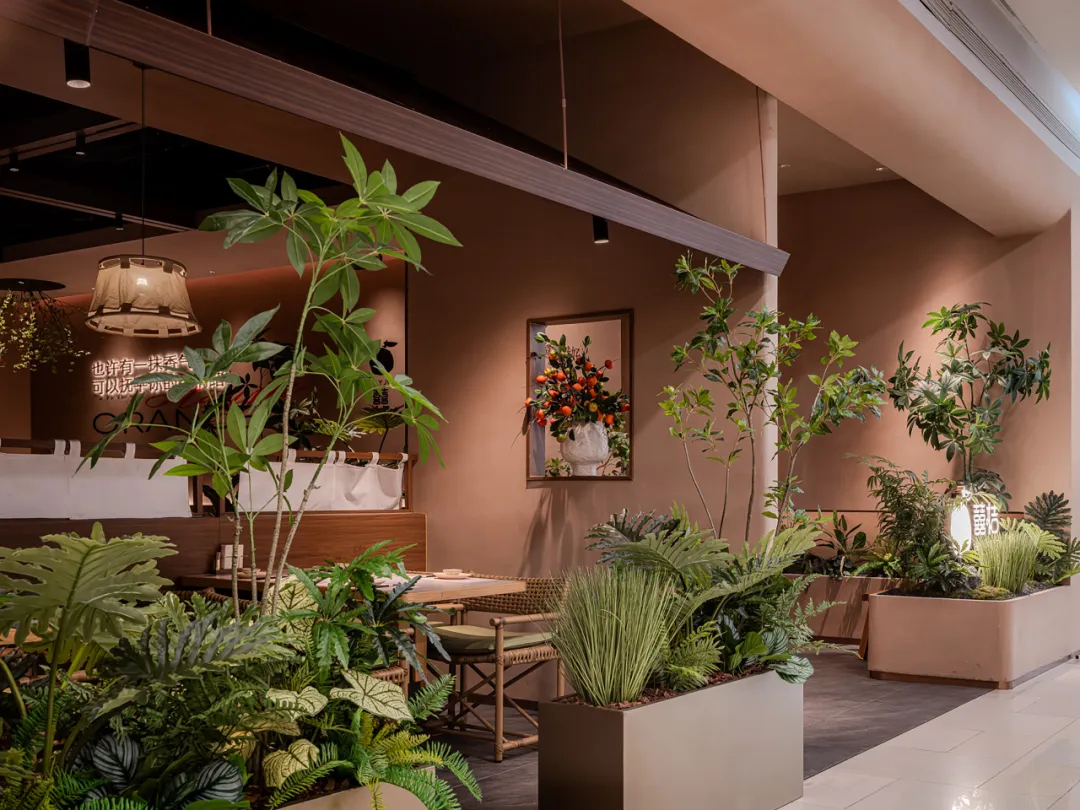 温馨治愈 囍桔健康融合餐厅装修设计(图2) 温馨治愈 囍桔健康融合餐厅装修设计(图2)