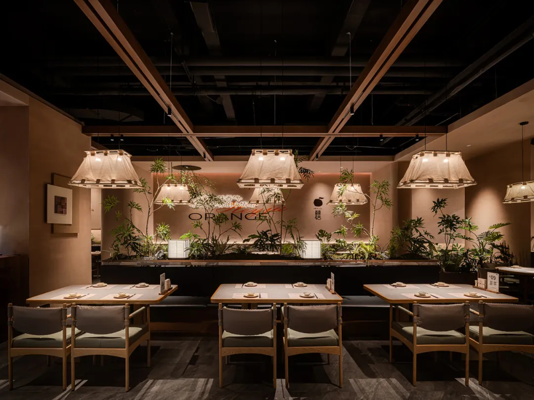 温馨治愈 囍桔健康融合餐厅装修设计(图5) 温馨治愈 囍桔健康融合餐厅装修设计(图5)